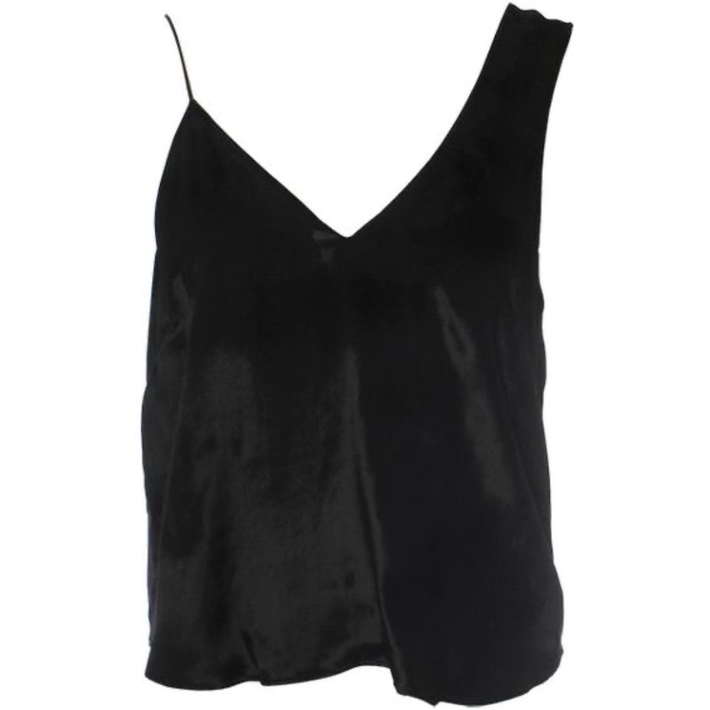 Michelle Mason Asymmetrical Cami in Black